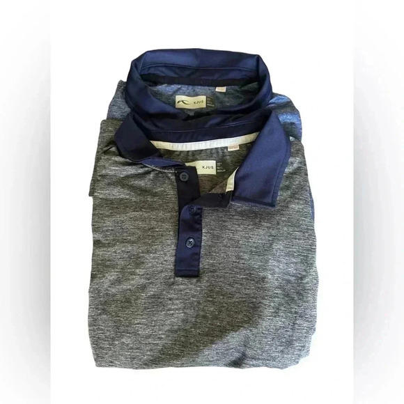 Men's KJUS Polo UPF50+ Set of 2 Size L - Picture 1 of 12